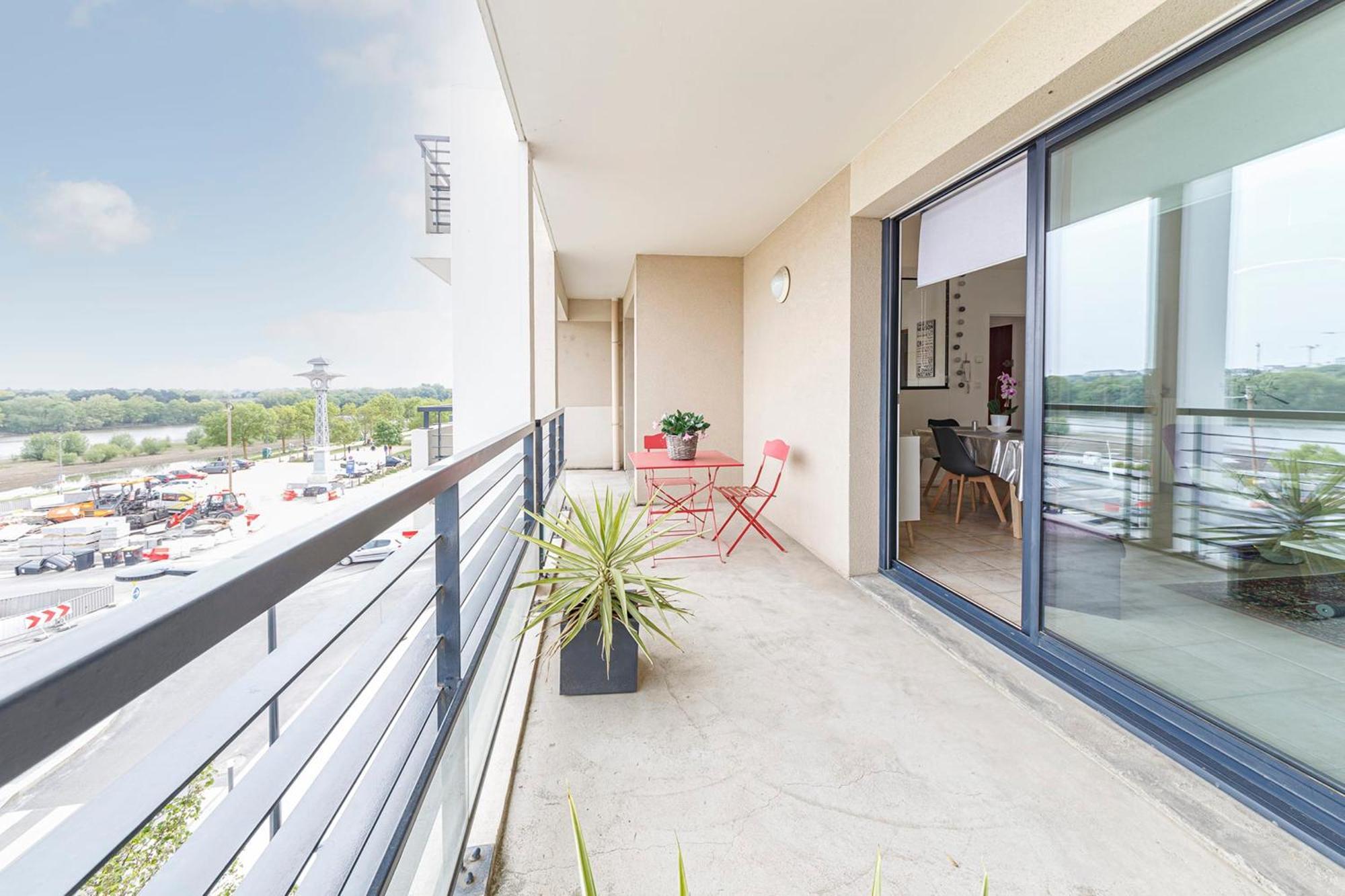 앙제 L'Aragon Wifi Balcon Vue La Maine 아파트 외부 사진