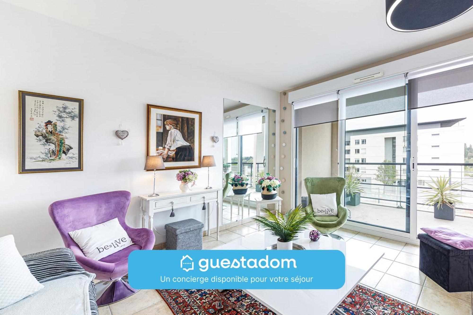 앙제 L'Aragon Wifi Balcon Vue La Maine 아파트 외부 사진